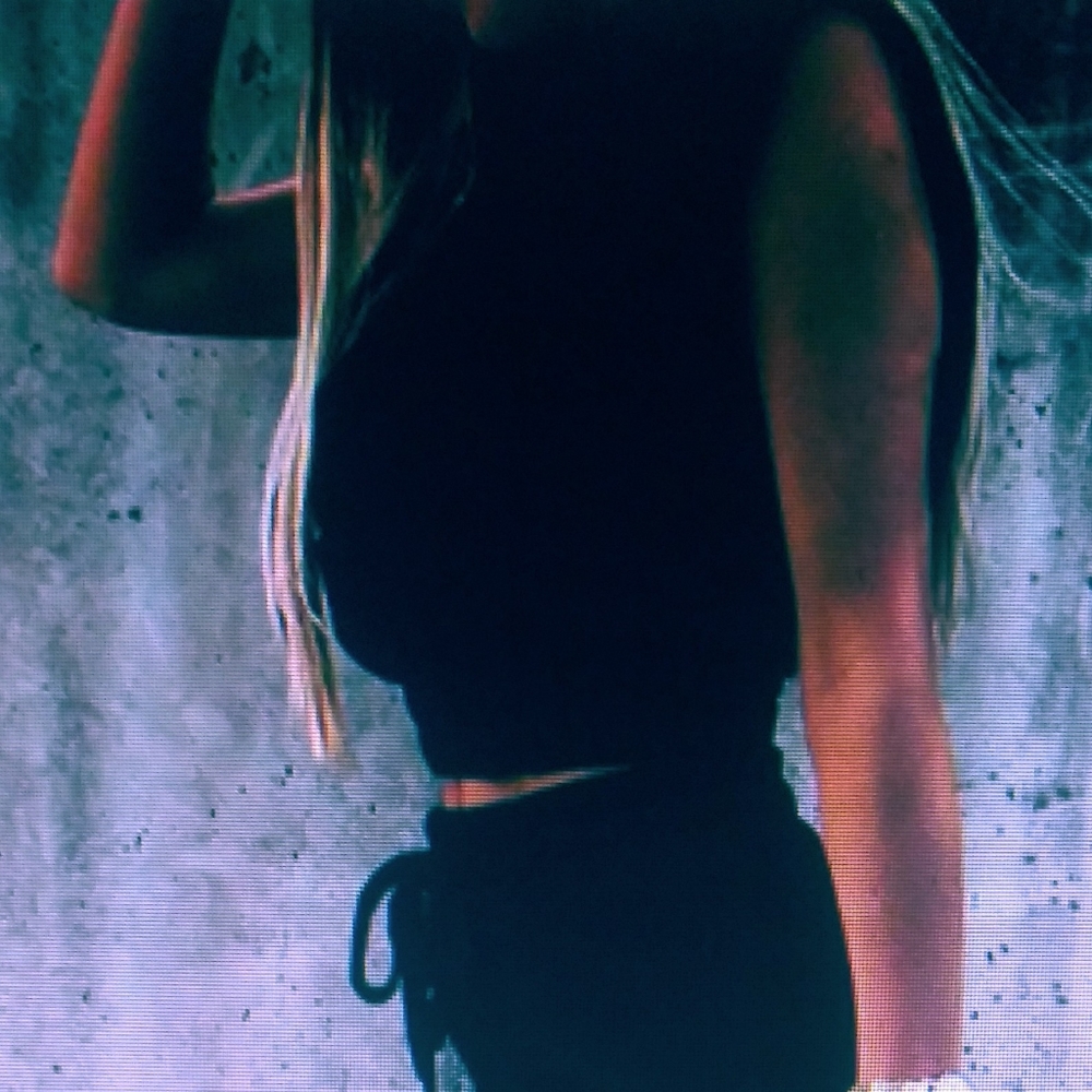 2 pc Top and drawstring skirt set